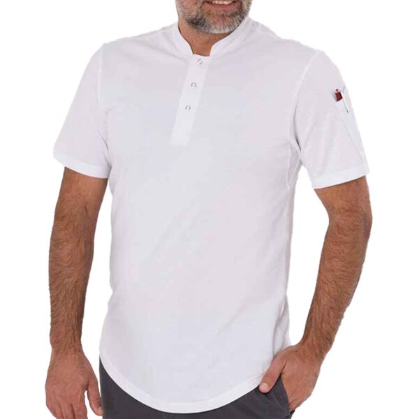 Le Chef Knitted Piqué Chef's Shirt Thumbnail