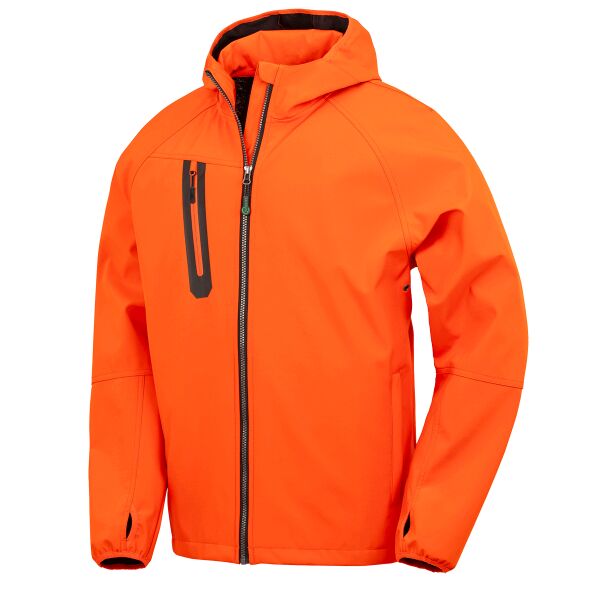 3-Layer Recycled Printable Casual Hooded Softshell Thumbnail