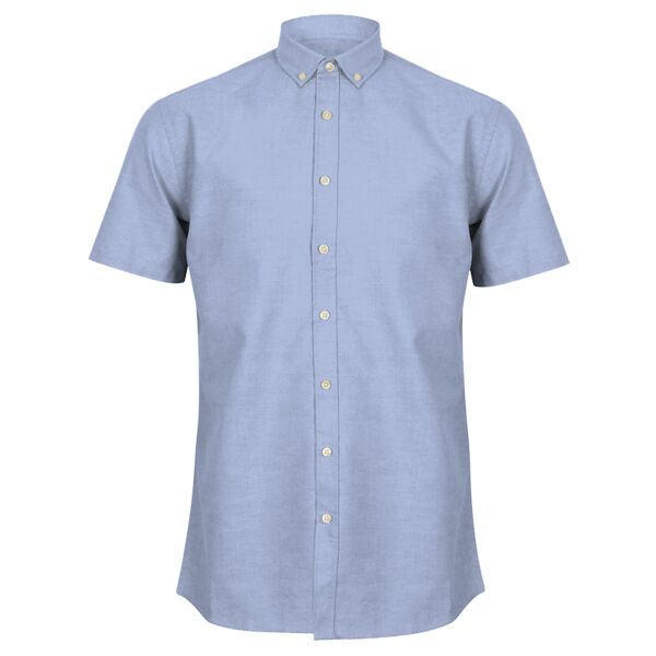 Henbury Modern Short Sleeve Regular Fit Oxford Shirt Thumbnail