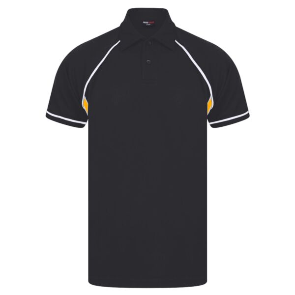 Finden + Hales Performance Piped Polo Shirt Thumbnail