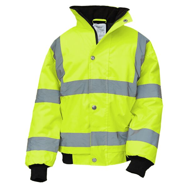 Yoko Kids Hi-Vis Bomber Jacket Thumbnail