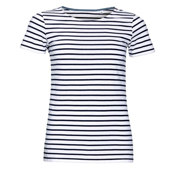 SOL'S Ladies Miles Striped T-Shirt Thumbnail